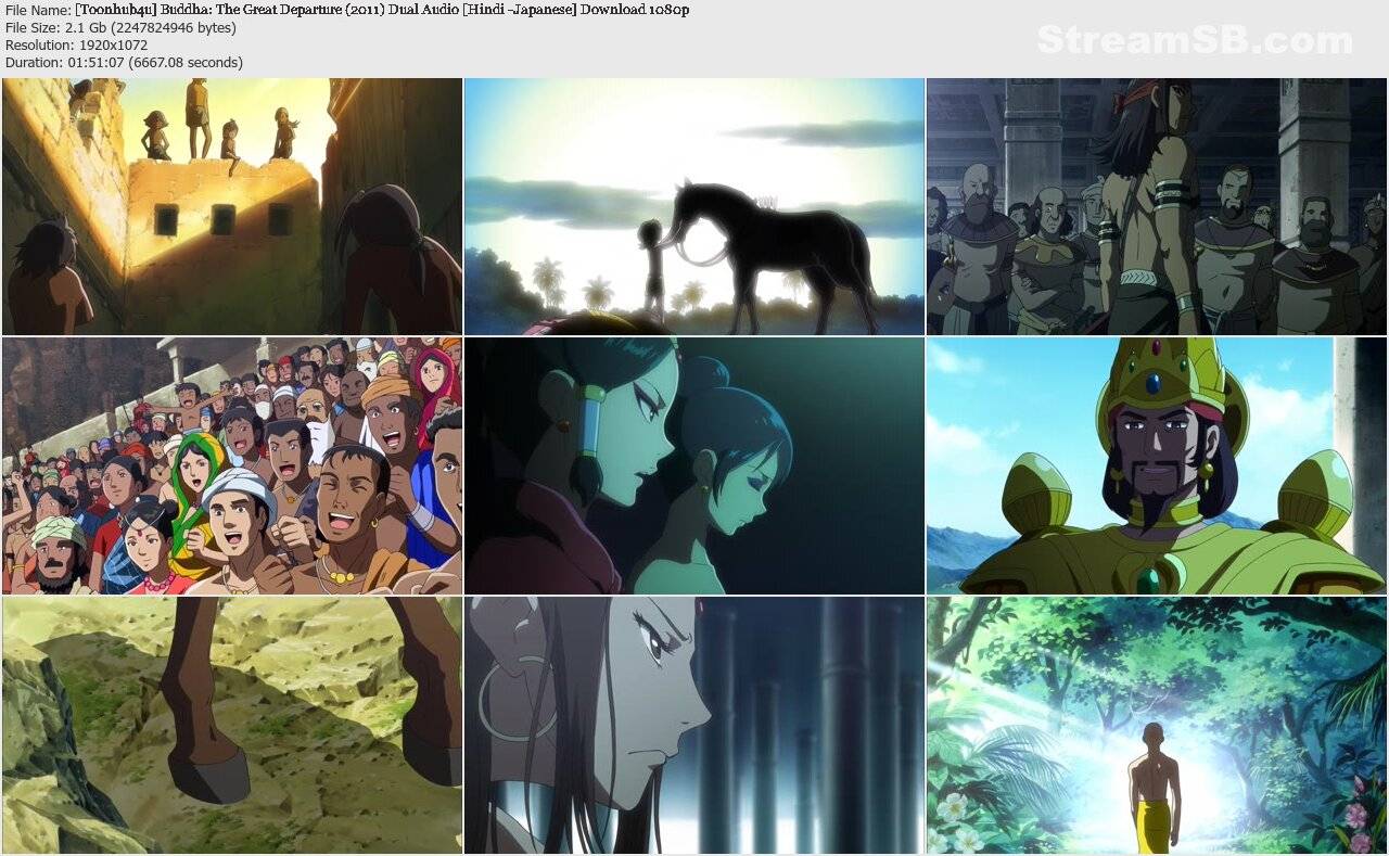 Buddha: The Great Departure in Hindi - Toonhub4u